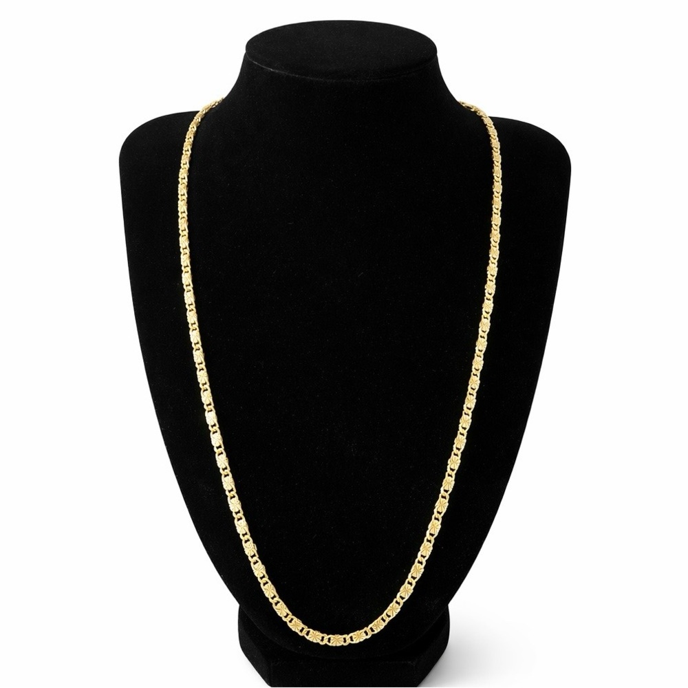 Gold-Filled Diamond Cut Chain Necklace - 20”